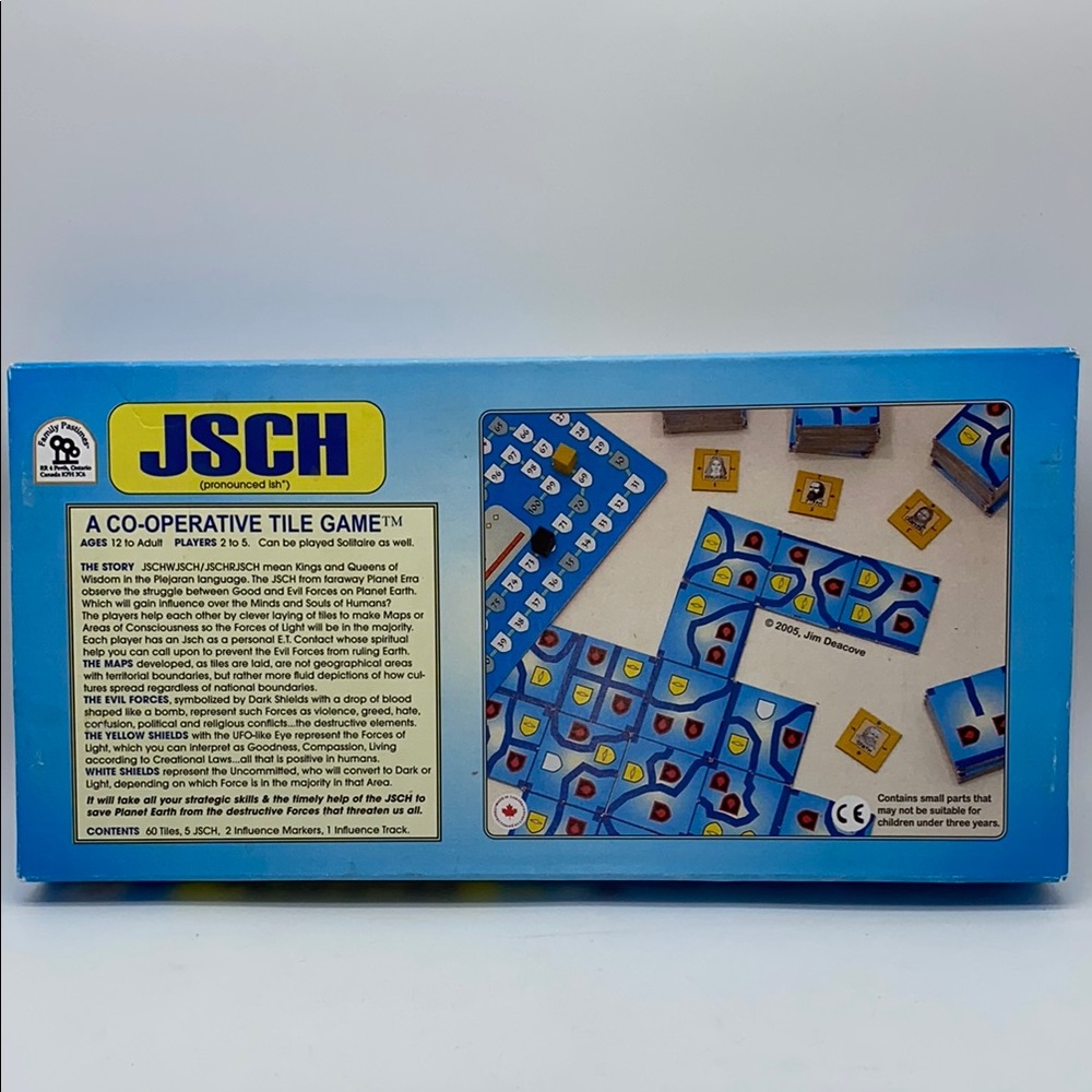 Family Pastimes JSCH A Co-Operative Tile Game Jim Deacove 2005